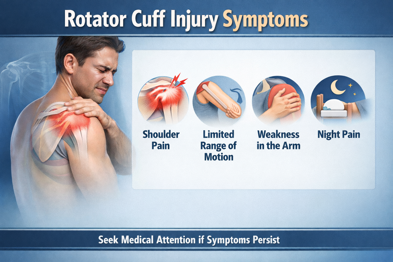 Rotator Cuff Injury Symptoms​